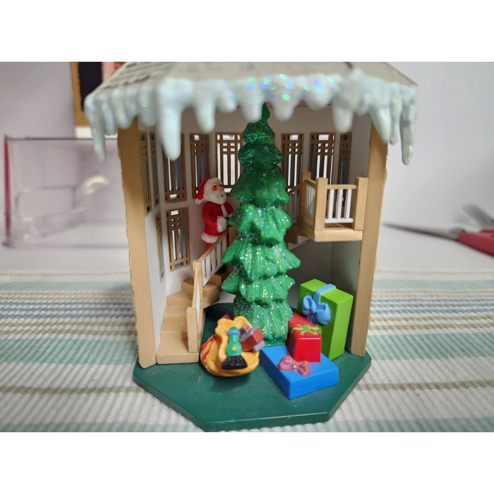 Hallmark Keepsake Ornament 1996 Treasured Memories Magic Light Santa Jim Reid - Picture 4 of 9